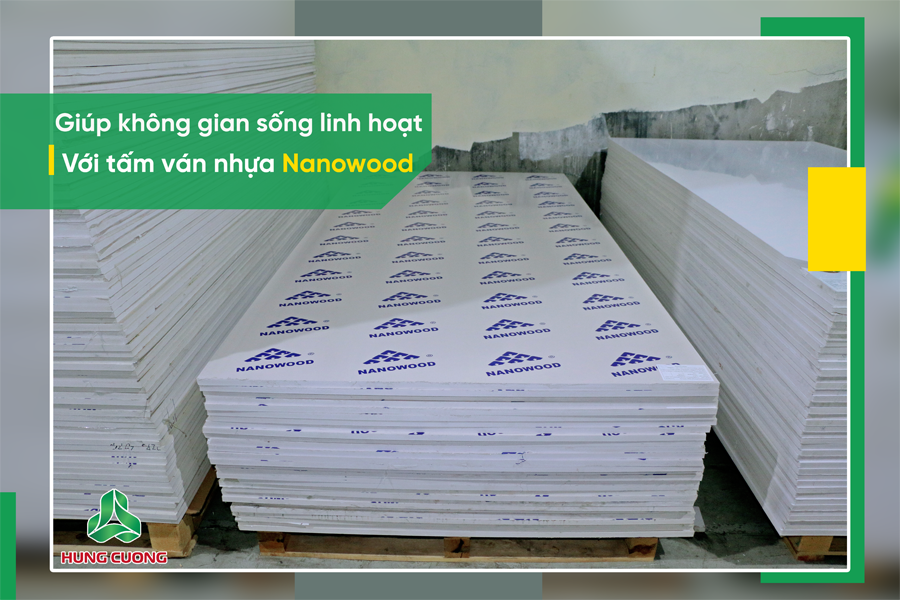 tấn ván nhựa PVC Nanowood hùng cường