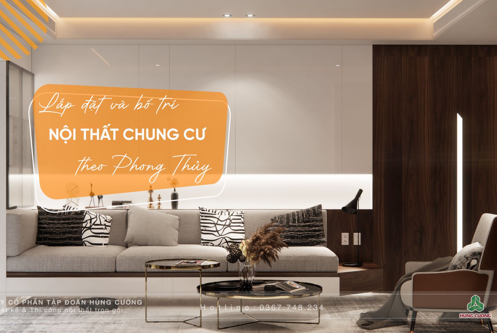 thiết kế thi công nội thất Hùng Cường