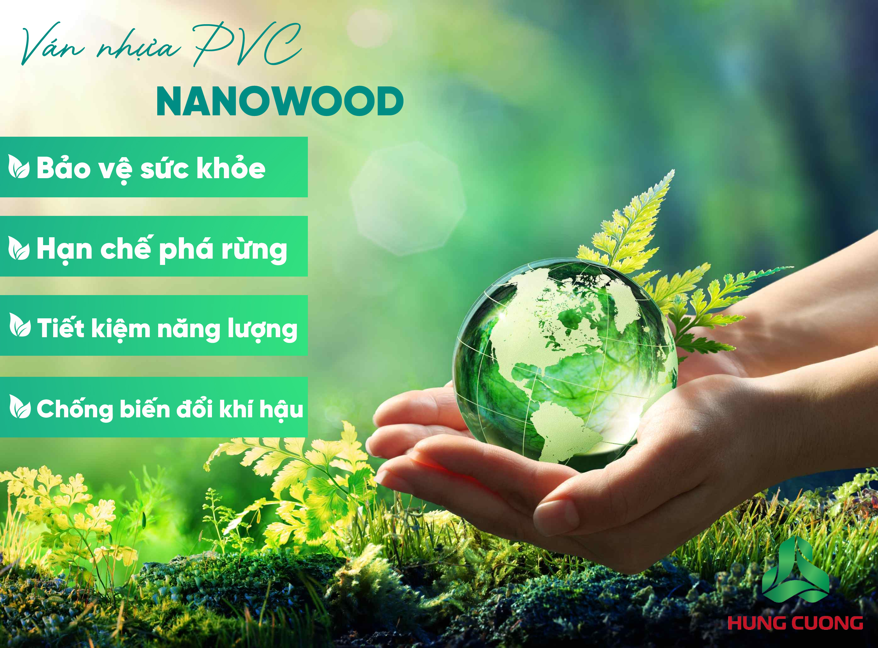 Những lý do giúp ván nhựa Nanowood thân thiện với môi trường