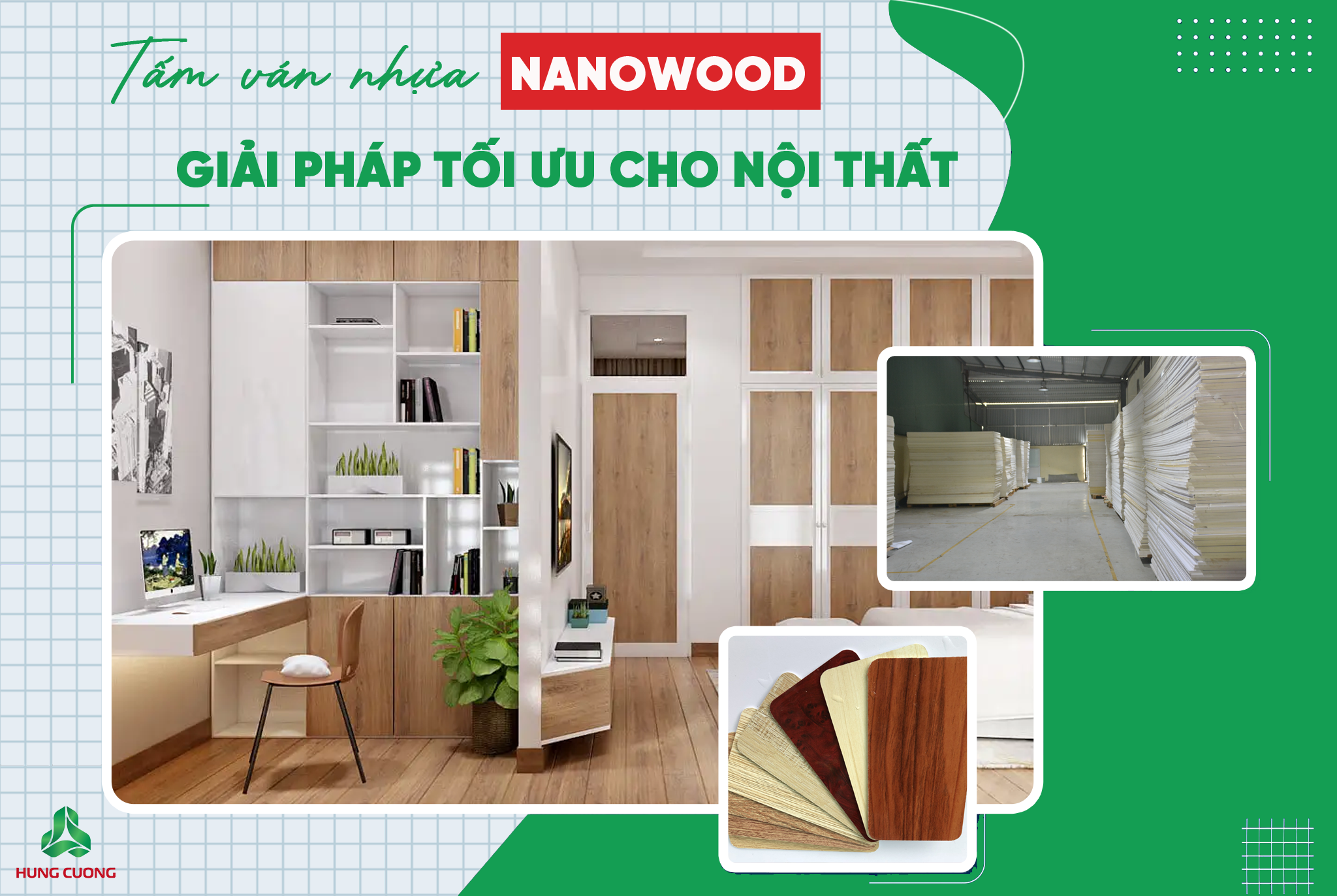Tấm ván nhựa PVC Nanowood - Giải Pháp Tối Ưu dành cho nội thất