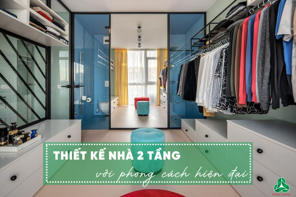 Thiết kế nội thất độc đáo với màu sắc tương phản